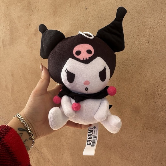 Sanrio Other - New Sanrio Kuromi 8" Plush Stuffed Animal. So Soft!